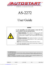 Autostart AS-2272 User Manual