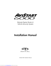 Avital AviStart 6000 Installation Manual