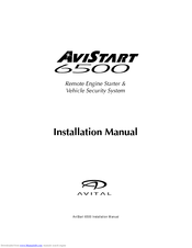 Avital AviStart 6500 Installation Manual