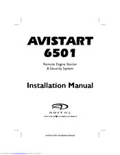 Avital AVISTART 6501 Installation Manual