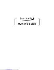 Avital Hurricane 3 Owner's Manual