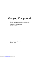 Compaq StorageWorks RAID Array 3000 Controller Shelf Hardware User's Manual