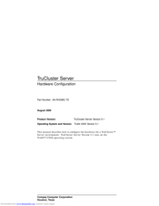 Compaq TruCluster Server AA-RHGWC-TE Manual