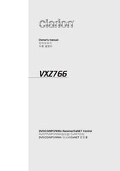 Clarion VXZ766 Owner's Manual