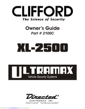 Clifford Ultramax XL2500 Owner's Manual