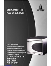 Iomega 33459 - StorCenter Pro NAS 250d/500GB Server Quick Start Manual