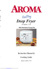 Aroma CoolFry ADF-171N Instruction Manual & Cooking Manual