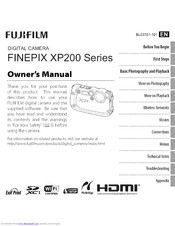 FujiFilm Finepix XP200 Series Owner's Manual