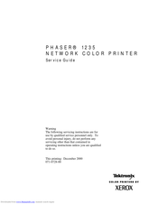 Xerox 1235/DX - Phaser Color Laser Printer Service Manual