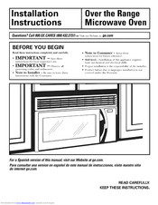 GE DVM1850DM Installation Instructions Manual