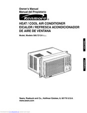 Kenmore 580.72124 Owner's Manual
