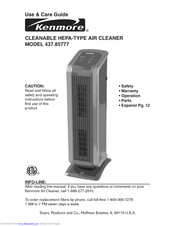 Kenmore Kenmore 43785777 Use & Care Manual