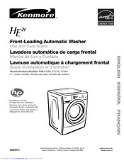 KENMORE 4757 Use & Care Manual