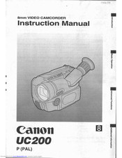 Canon UC 200 Instruction Manual