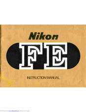 Nikon N4004S AF Instruction Manual