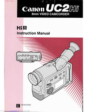 Canon UC 2 Hi Instruction Manual