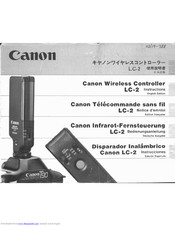 Canon LC-2 Instructions Manual