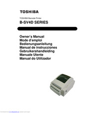 Toshiba B-SV4D Series Owner's Manual