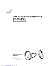 3Com WX3000 Series Operation Manual