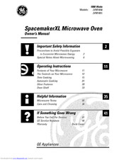 GE SpacemakerXL JVM1651 Owner's Manual