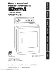 KENMORE 3405587 Owner's Manual And Installation Instructions