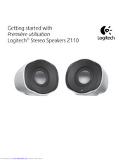 Logitech Stereo Z110 Getting Started Manual