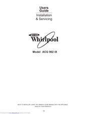 Whirlpool ACG 902 IX User Manual