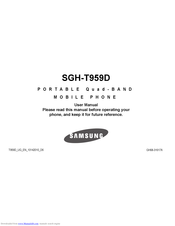 Samsung SGH-T959D User Manual