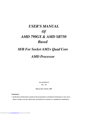 AMD 790GX User Manual