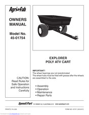 Agri-Fab 45-01754 Owner's Manual