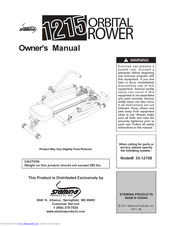 Stamina Orbital Rower 1215 Owner's Manual
