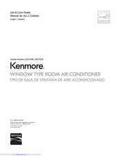 Kenmore 253.70181 Use & Care Manual