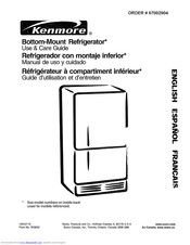 Kenmore Kenmore Bottom-Mount Refrigerator Use & Care Manual