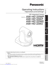 Panasonic AW-HE120WE Operating Instructions Manual
