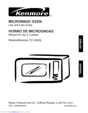 KENMORE 721.66092 Use And Care Manual