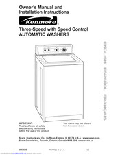 KENMORE 3953630 Ower's Manual