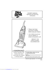 DIRT DEVIL 88150 Owner's Manual
