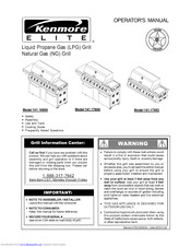 Kenmore 141.17692 Operator's Manual