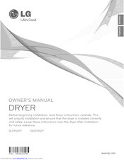 LG DLEY1202 Owner's Manual