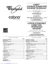 WHIRLPOOL Cabrio W10240441C - SP Use & Care Manual