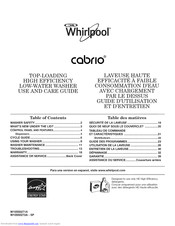 WHIRLPOOL w10550271a Use & Care Manual
