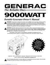 Generac Power Systems 1338-1 Owner's Manual