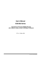 Intel ECB-862 Series User Manual