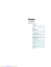 Haier HRB-703MP/S Instructions Manual