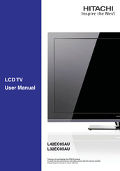 Hitachi L42EC05AU User Manual
