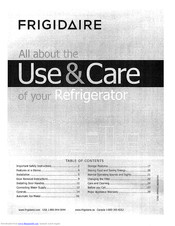 FRIGIDAIRE 242292000 Use & Care Manual