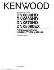 Kenwood DNX690HD Instruction Manual