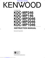 Kenwood KDC-MP146 Instruction Manual