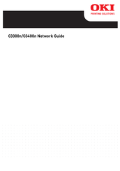 OKI C3400 Network Manual