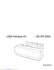 OKI USB Interface Kit Oki DP-5000 Setup Manual